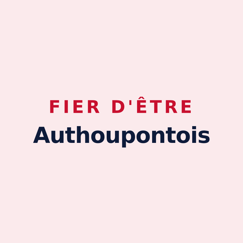 Magnet « Fier d'être Authoupontois » — design pour Pont-Authou