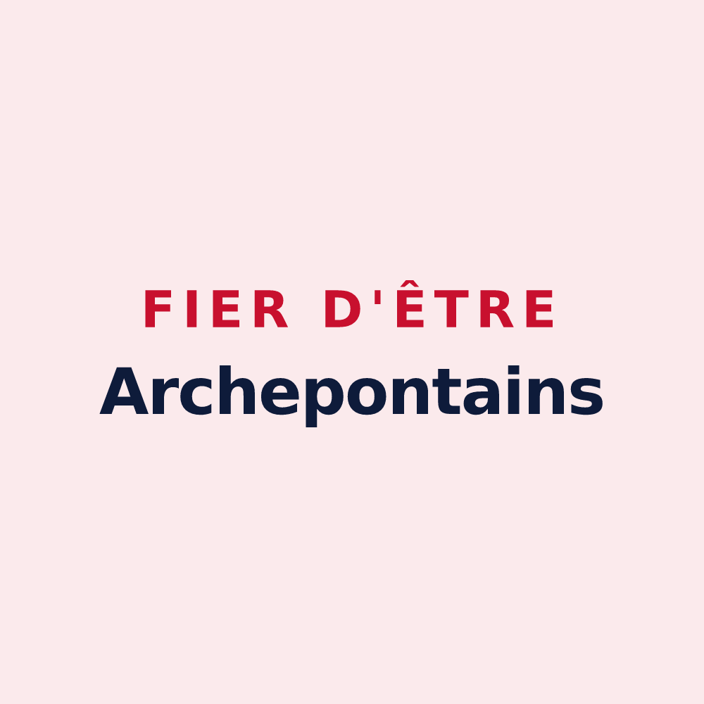 Magnet « Fier d'être Archepontains » — design pour Pont-de-l'Arche