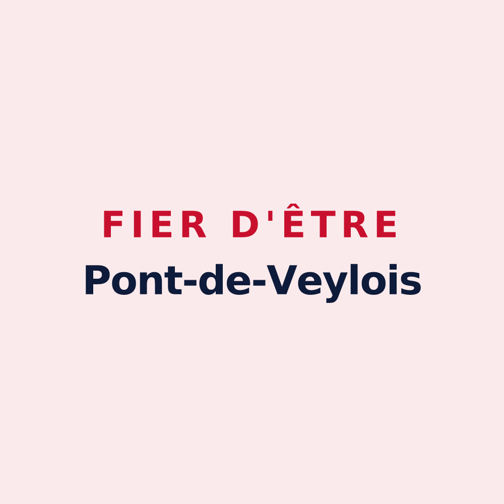 Magnet « Fier d'être Pont-de-Veylois » — design pour Pont-de-Veyle