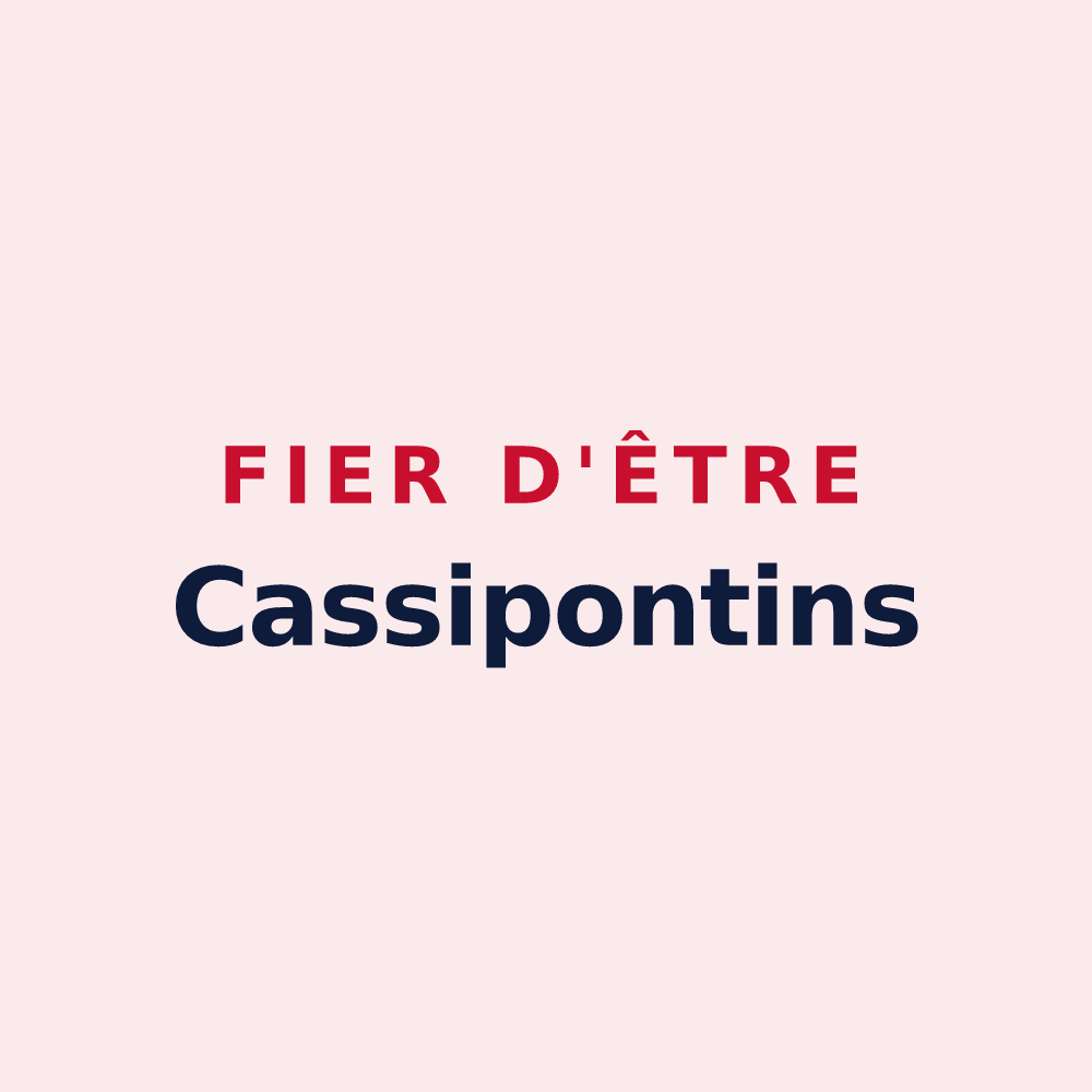 Magnet « Fier d'être Cassipontins » — design pour Pont-du-Casse