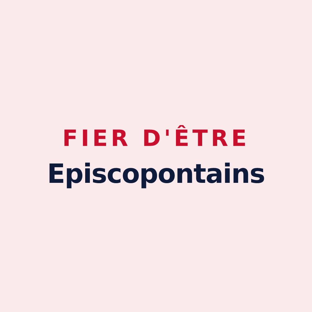 Magnet « Fier d'être Episcopontains » — design pour Pont-Évêque
