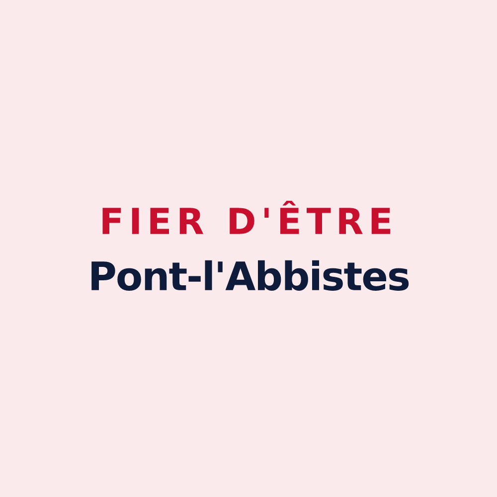 Magnet « Fier d'être Pont-l'Abbistes » — design pour Pont-l'Abbé
