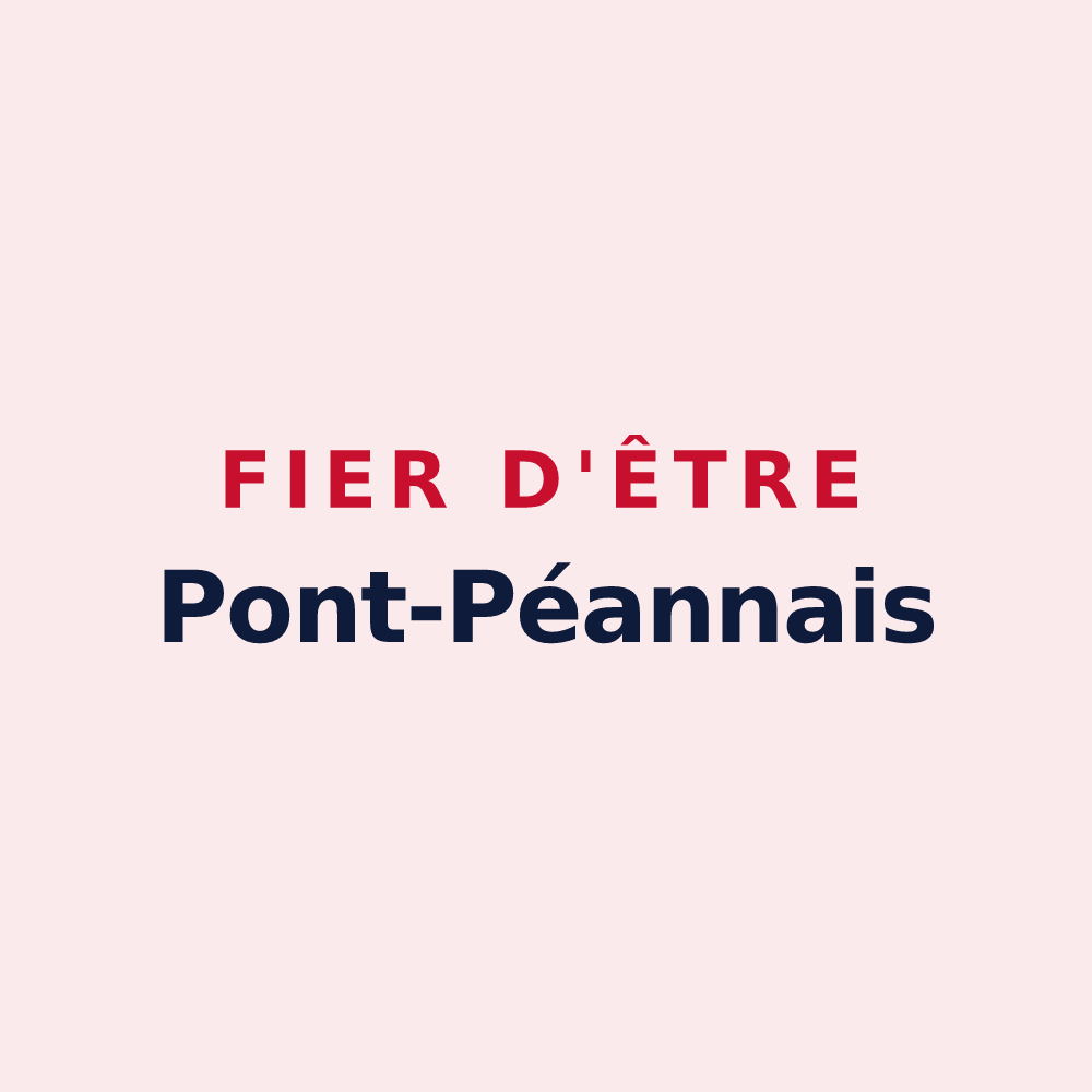 Magnet « Fier d'être Pont-Péannais » — design pour Pont-Péan