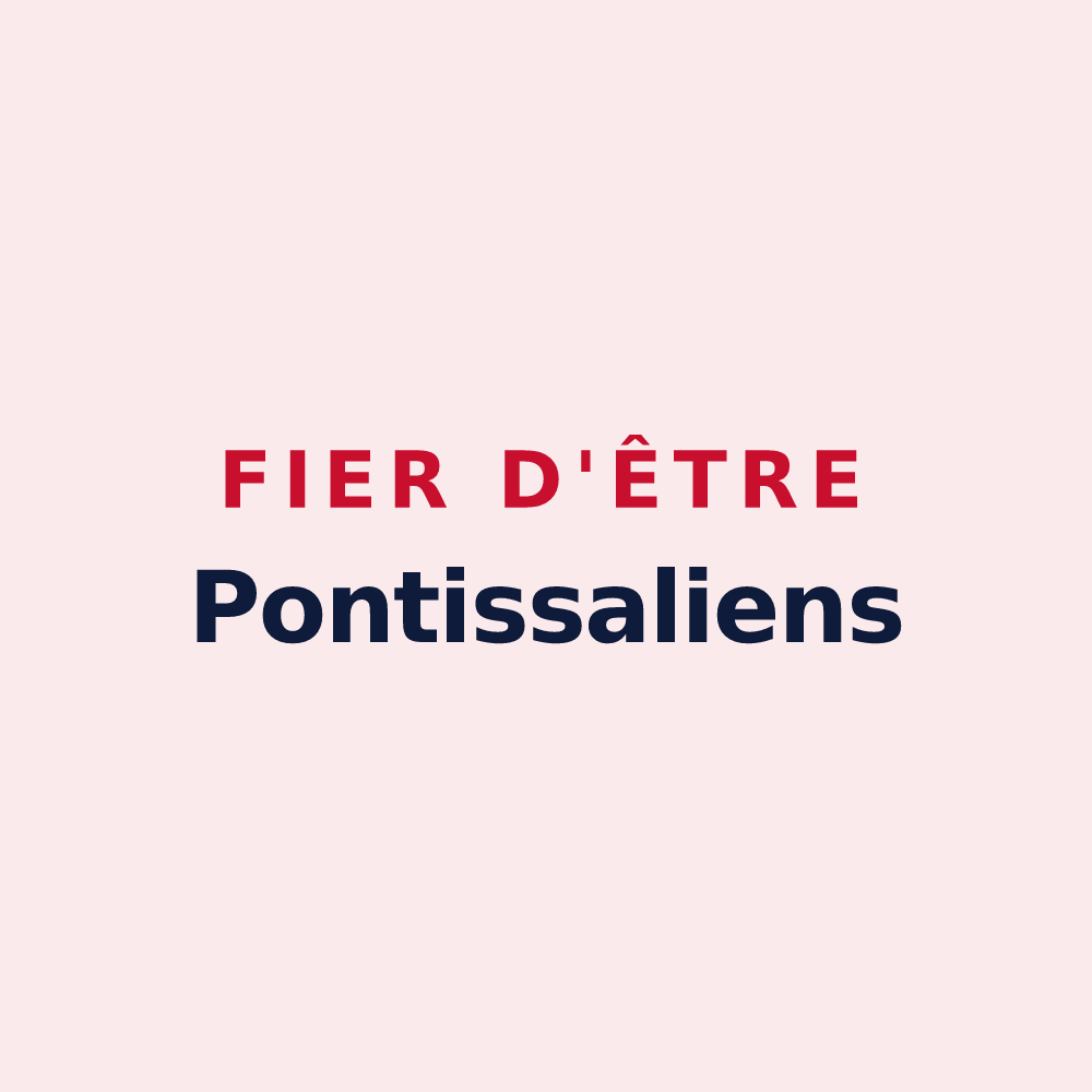 Magnet « Fier d'être Pontissaliens » — design pour Pontarlier