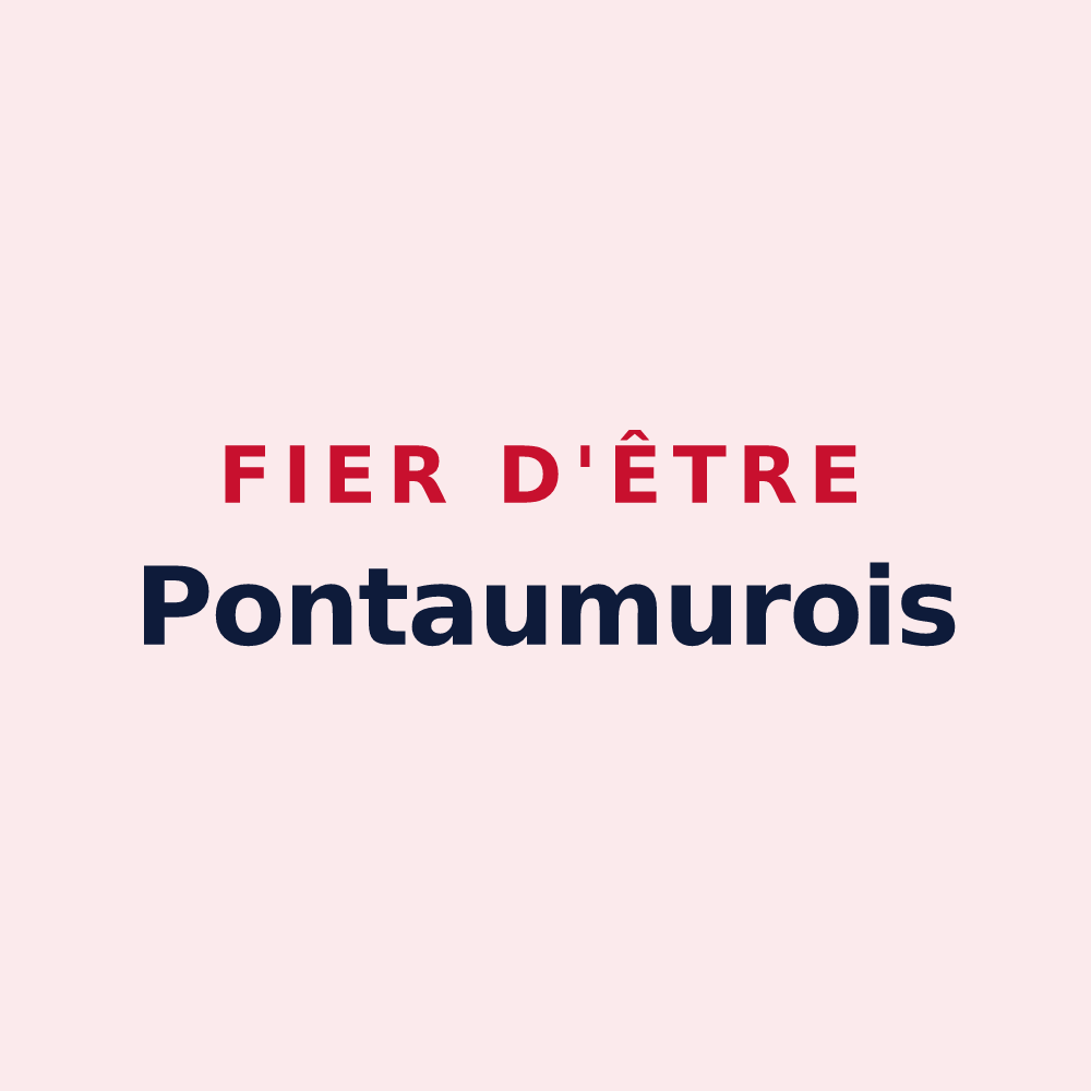 Magnet « Fier d'être Pontaumurois » — design pour Pontaumur
