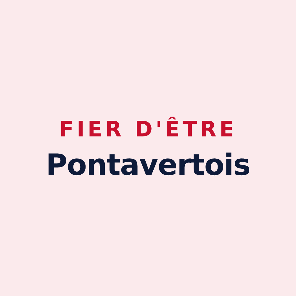 Magnet « Fier d'être Pontavertois » — design pour Pontavert
