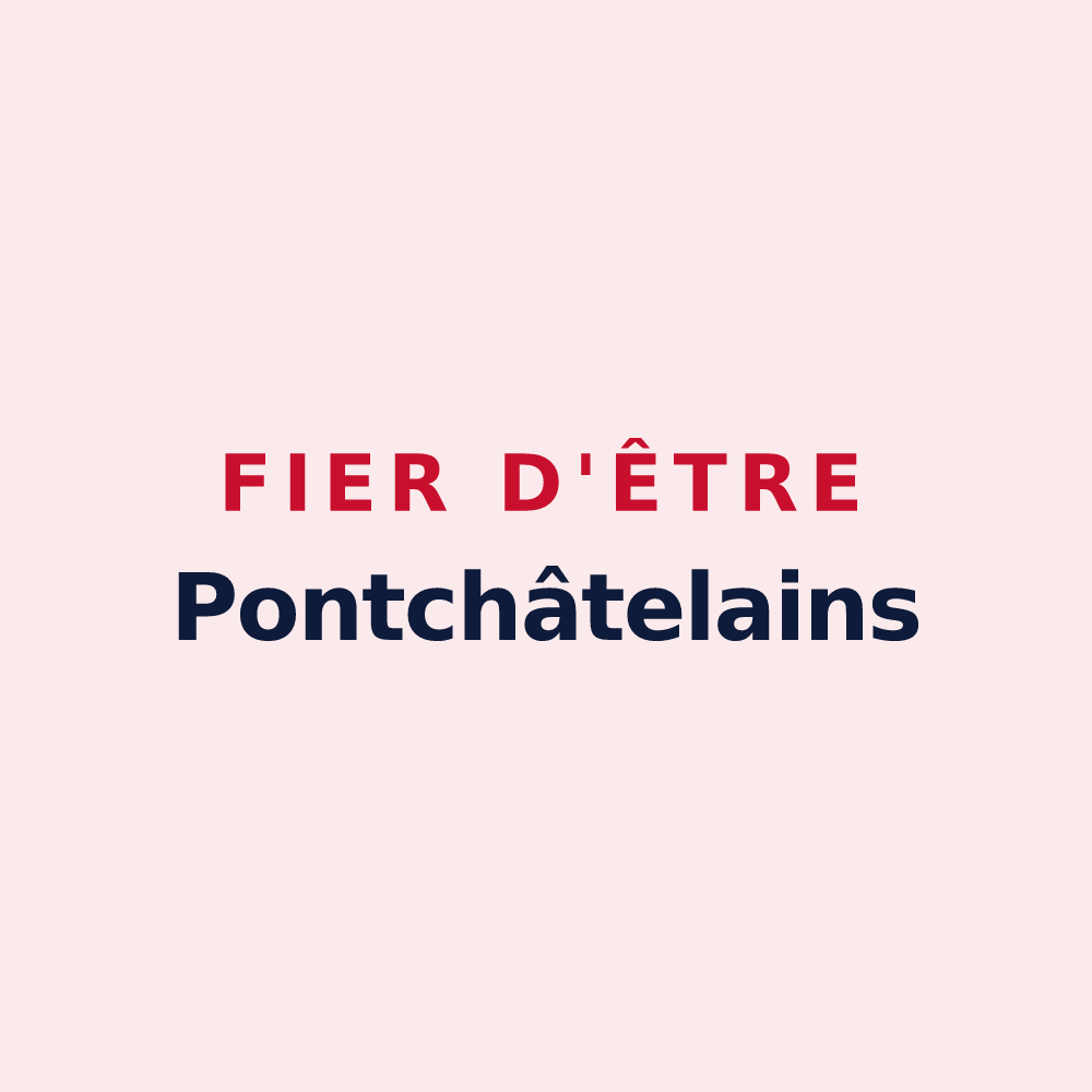Magnet « Fier d'être Pontchâtelains » — design pour Pontchâteau
