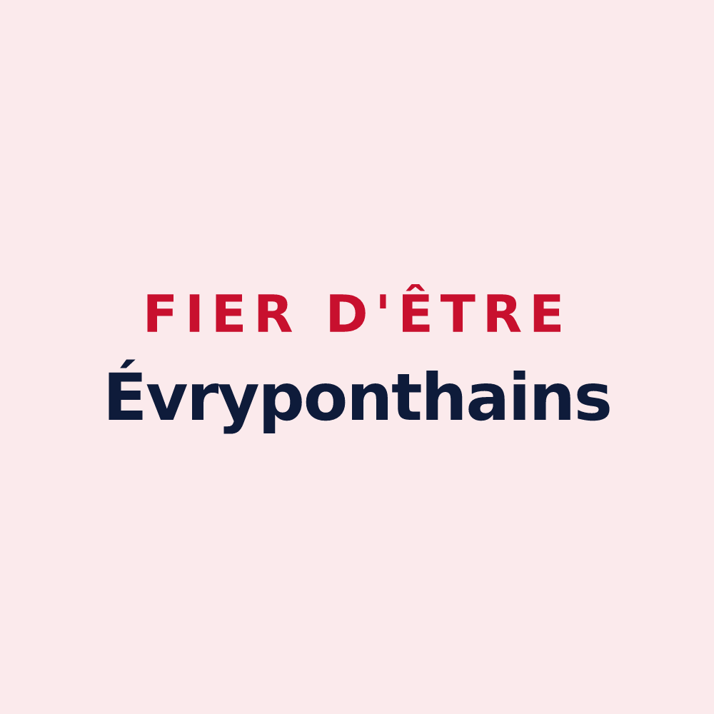 Magnet « Fier d'être Évryponthains » — design pour Ponthévrard
