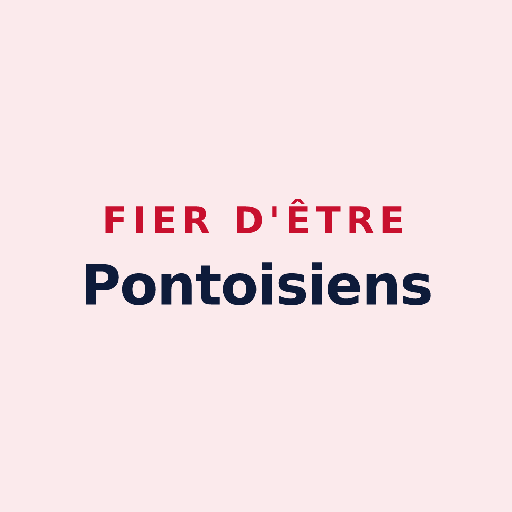 Magnet « Fier d'être Pontoisiens » — design pour Pontoise