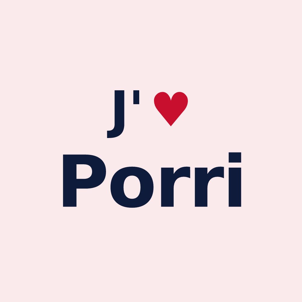 Magnet personnalisé Porri — design J'aime Porri