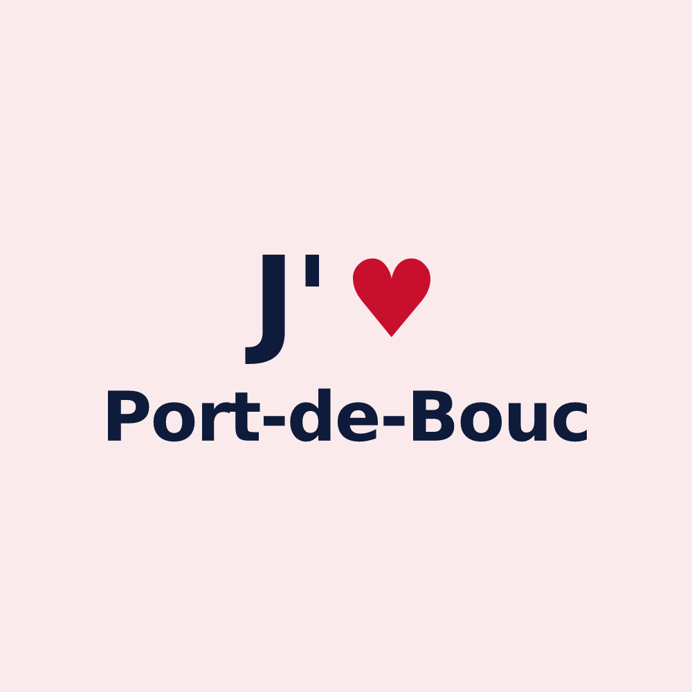 Magnet personnalisé Port-de-Bouc — design J'aime Port-de-Bouc