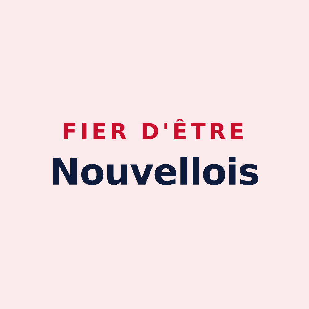 Magnet « Fier d'être Nouvellois » — design pour Port-la-Nouvelle