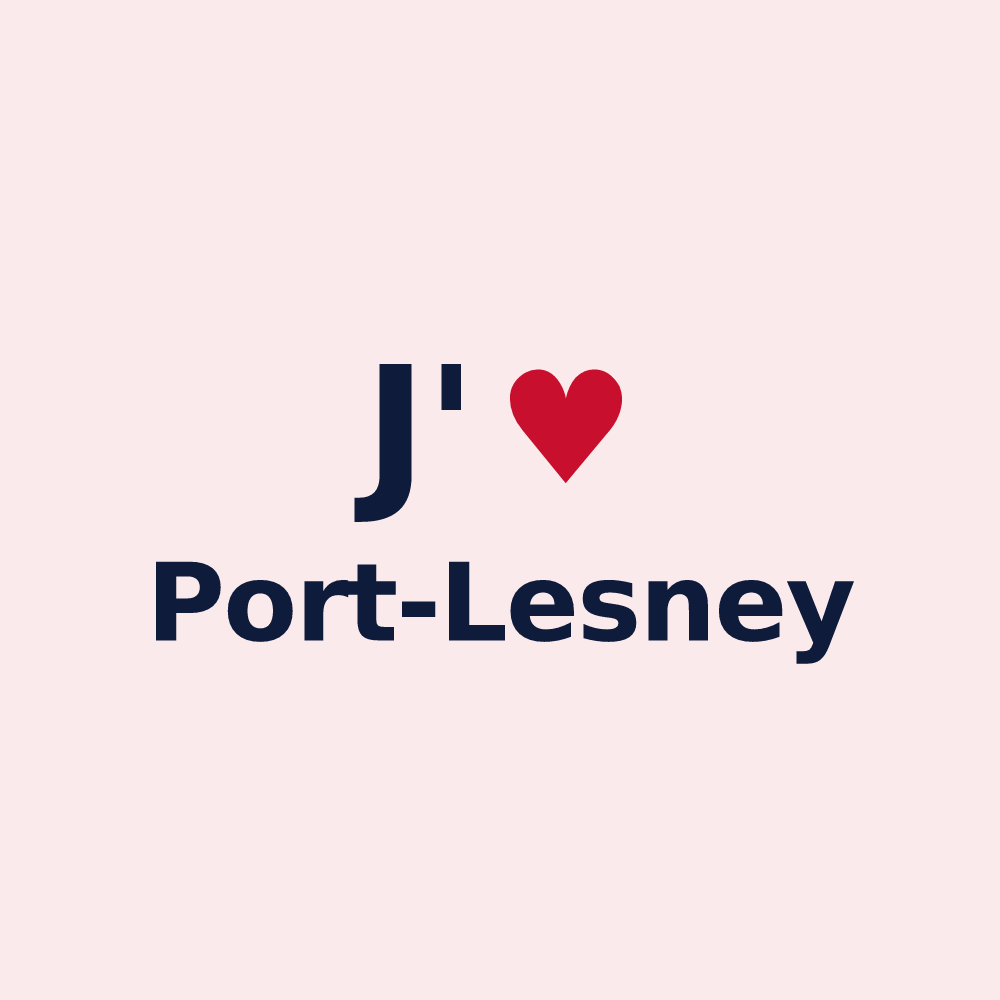 Magnet personnalisé Port-Lesney — design J'aime Port-Lesney