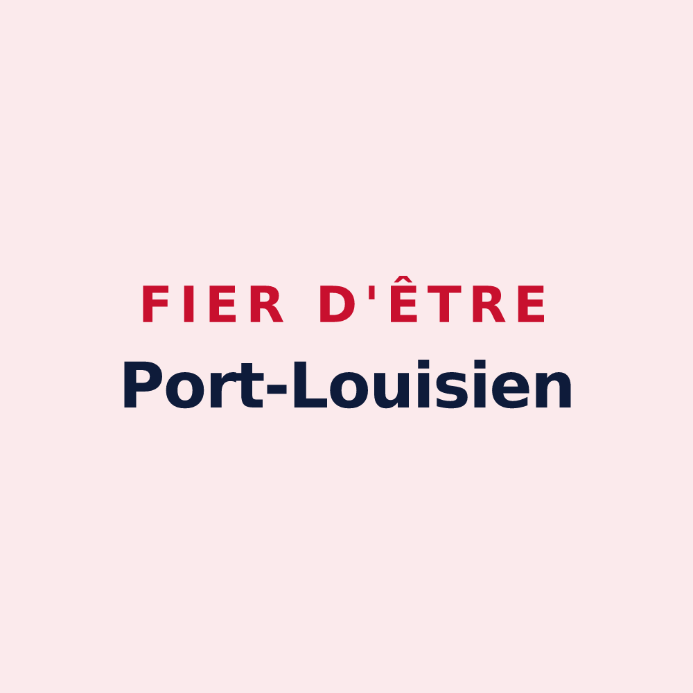 Magnet « Fier d'être Port-Louisien » — design pour Port-Louis