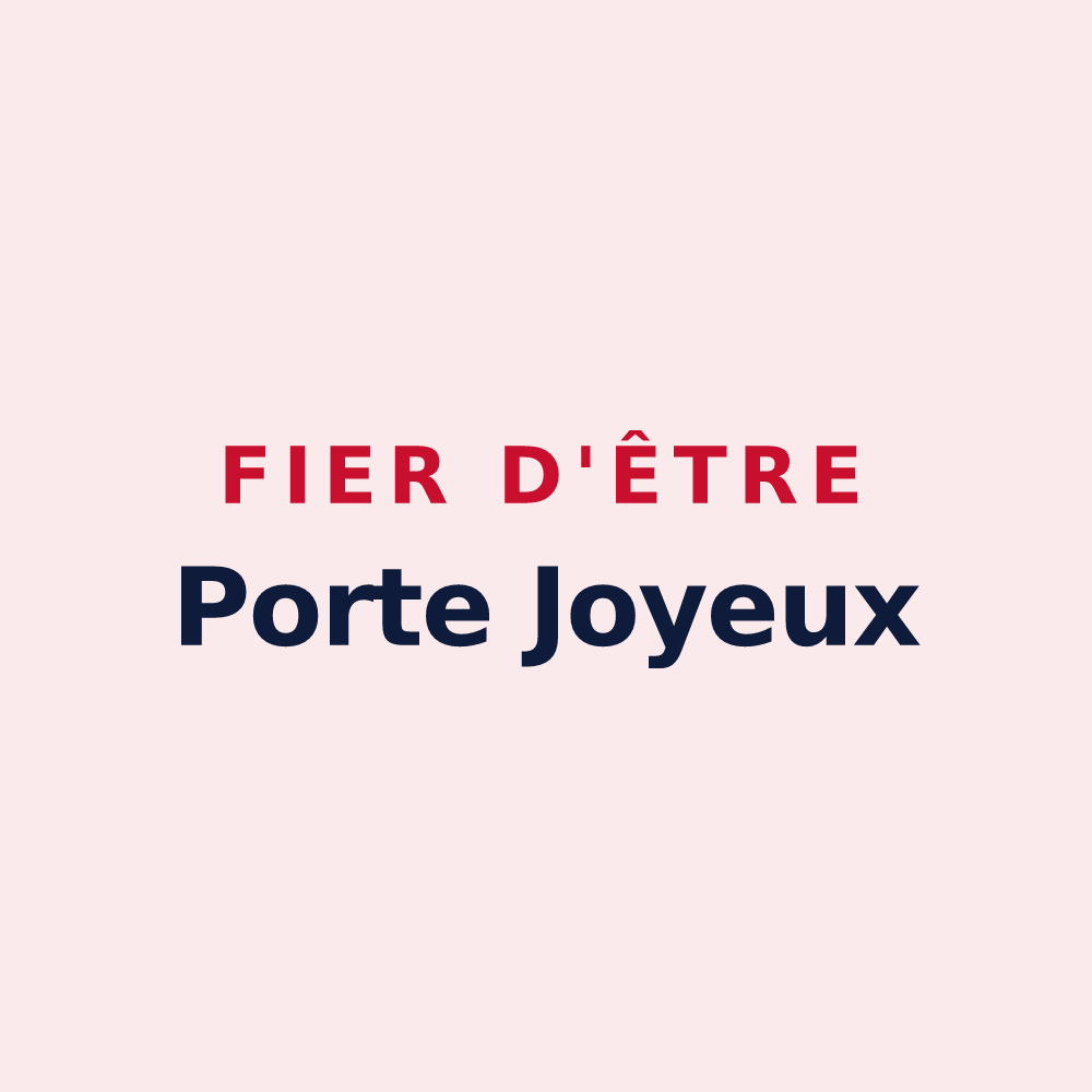 Magnet « Fier d'être Porte Joyeux » — design pour Porte-de-Seine