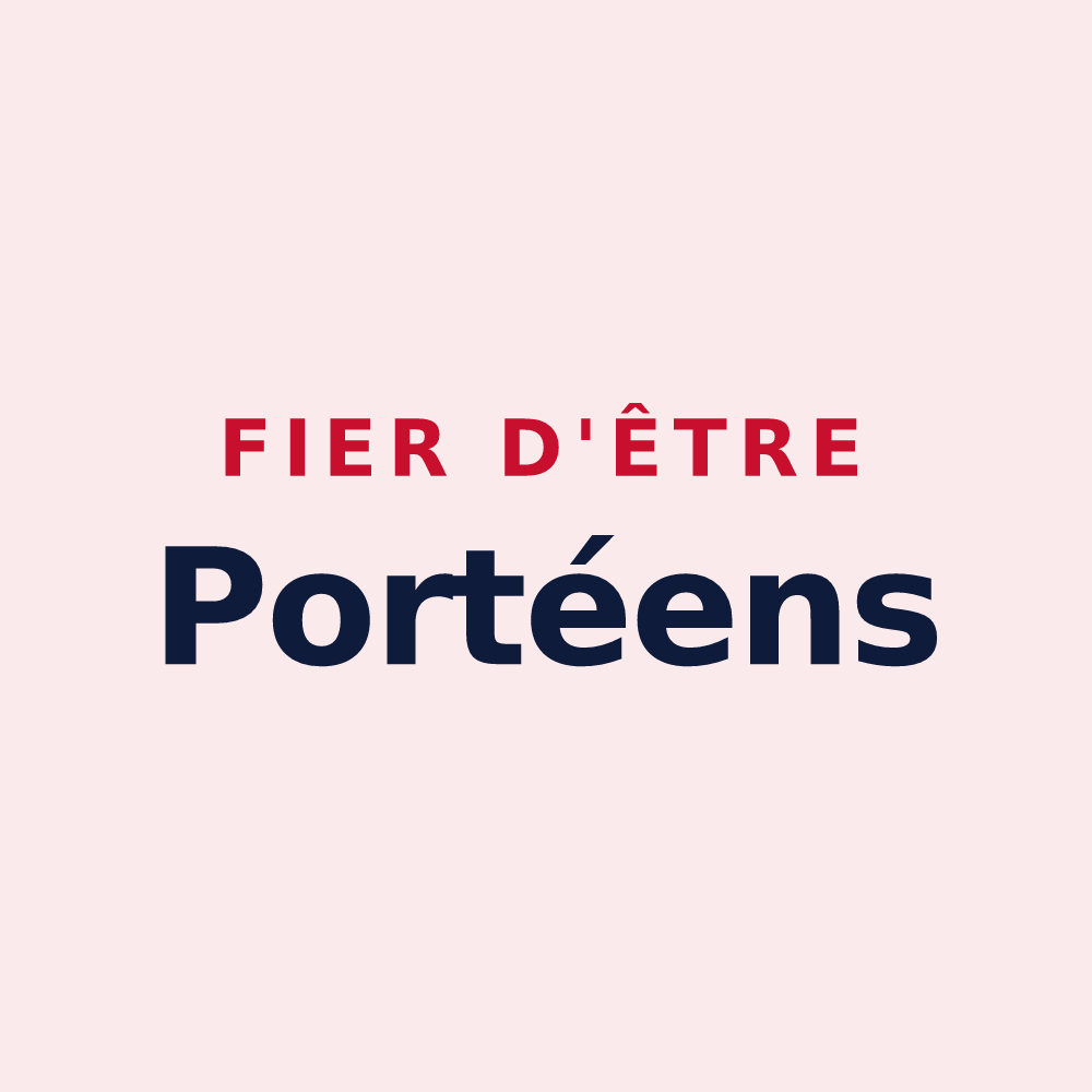 Magnet « Fier d'être Portéens » — design pour Porté-Puymorens