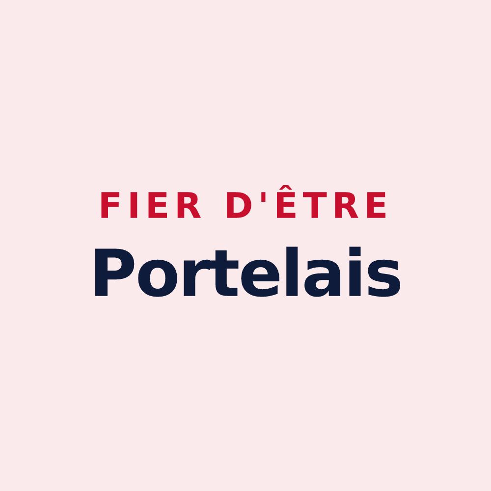 Magnet « Fier d'être Portelais » — design pour Portel-des-Corbières