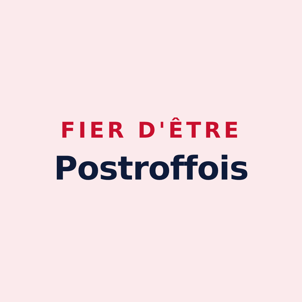 Magnet « Fier d'être Postroffois » — design pour Postroff