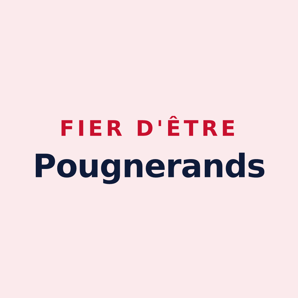 Magnet « Fier d'être Pougnerands » — design pour Pougny