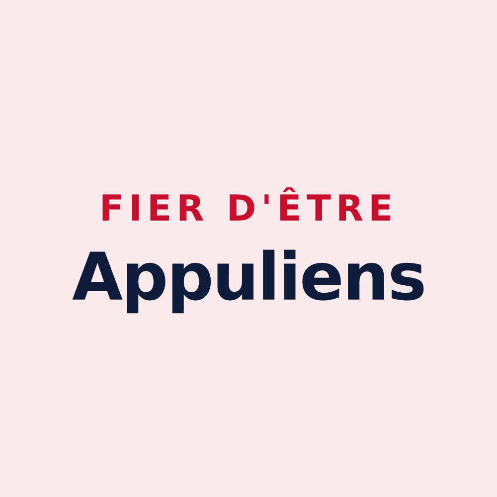 Magnet « Fier d'être Appuliens » — design pour Pouilley-les-Vignes