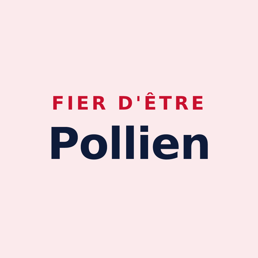 Magnet « Fier d'être Pollien » — design pour Pouilly-en-Auxois
