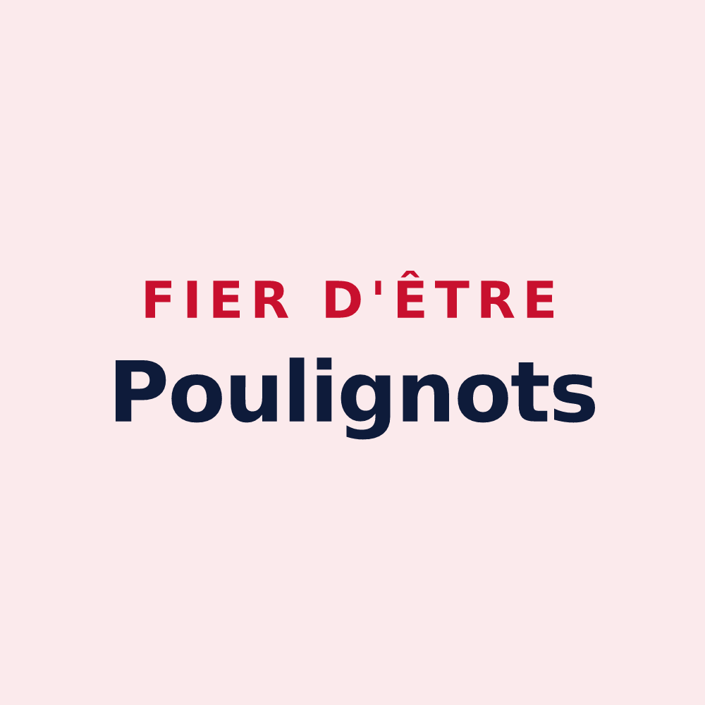 Magnet « Fier d'être Poulignots » — design pour Poulaines