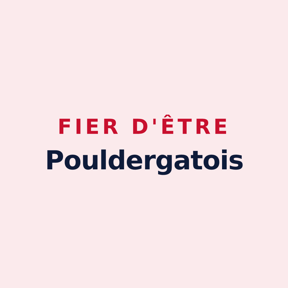 Magnet « Fier d'être Pouldergatois » — design pour Pouldergat