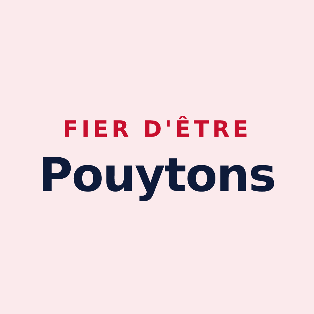 Magnet « Fier d'être Pouytons » — design pour Pouy-sur-Vannes