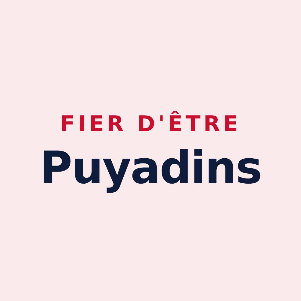 Magnet « Fier d'être Puyadins » — design pour Pouy