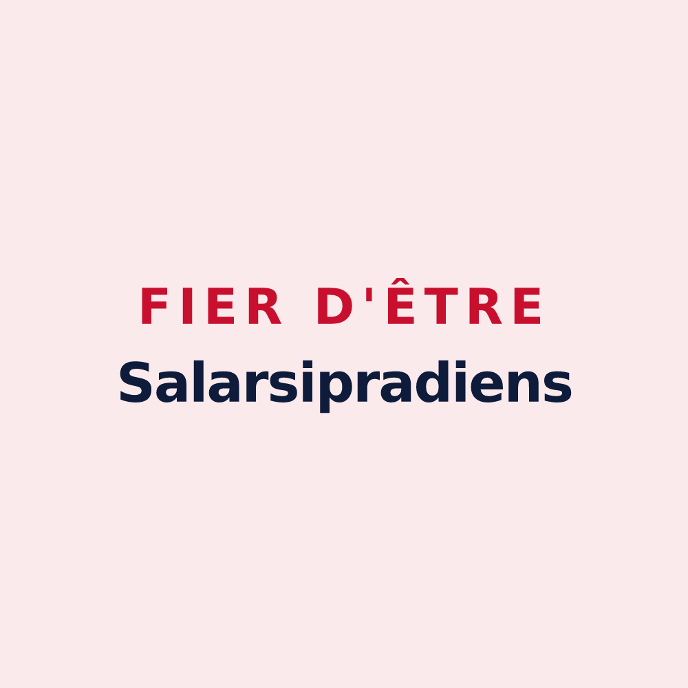 Magnet « Fier d'être Salarsipradiens » — design pour Prades-Salars