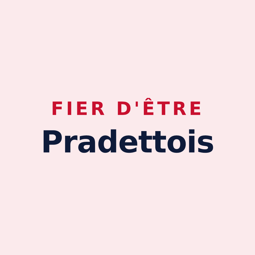 Magnet « Fier d'être Pradettois » — design pour Pradettes