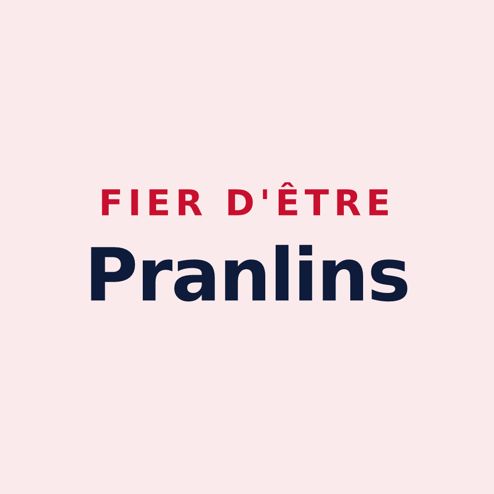 Magnet « Fier d'être Pranlins » — design pour Pranles