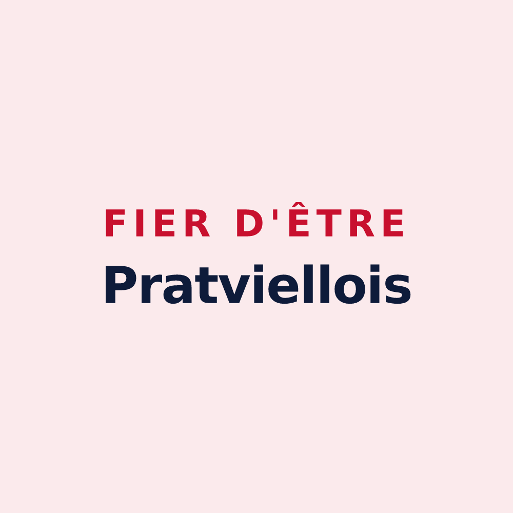 Magnet « Fier d'être Pratviellois » — design pour Pratviel