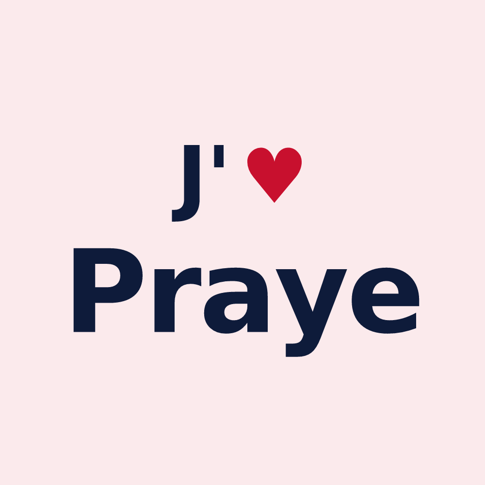 Magnet personnalisé Praye — design J'aime Praye