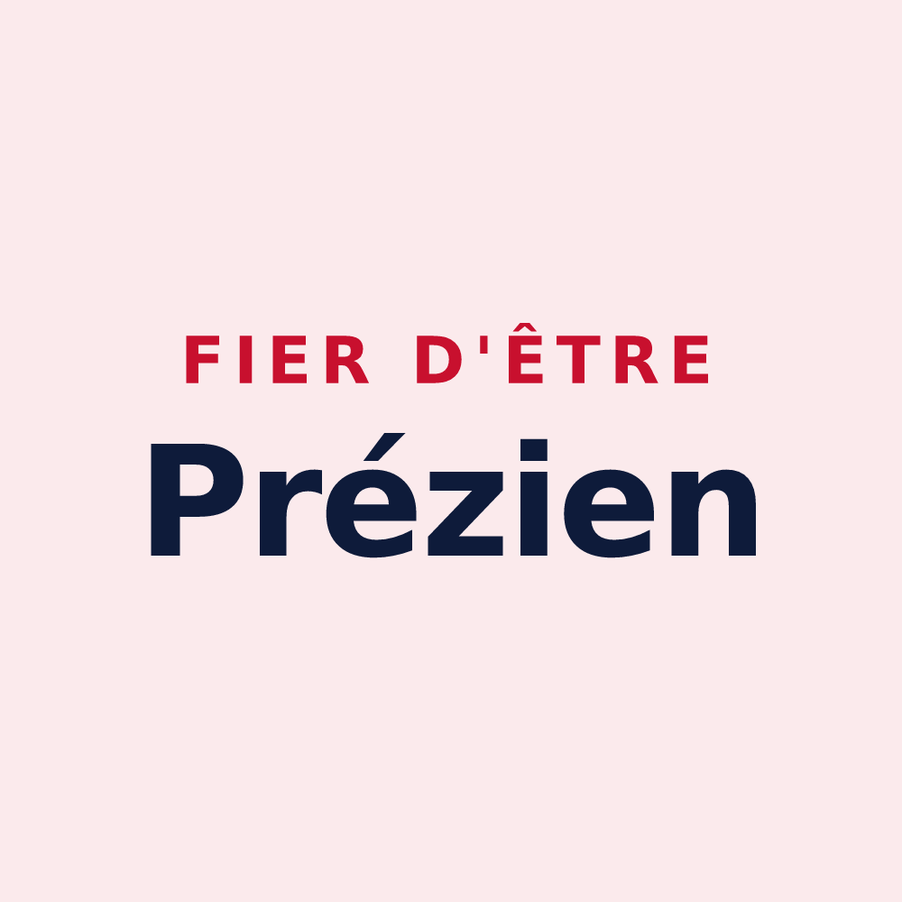 Magnet « Fier d'être Prézien » — design pour Pré-en-Pail-Saint-Samson