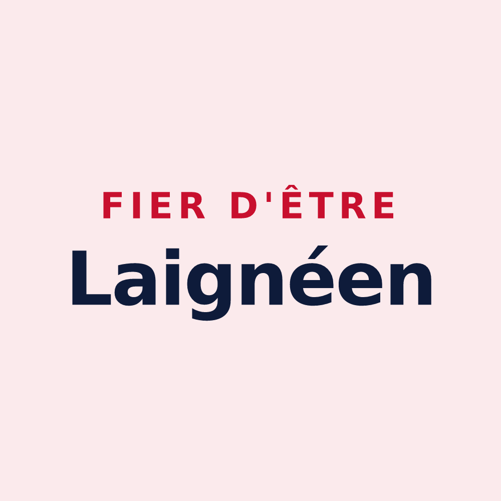 Magnet « Fier d'être Laignéen » — design pour Prée-d'Anjou