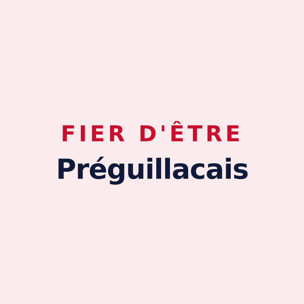 Magnet « Fier d'être Préguillacais » — design pour Préguillac