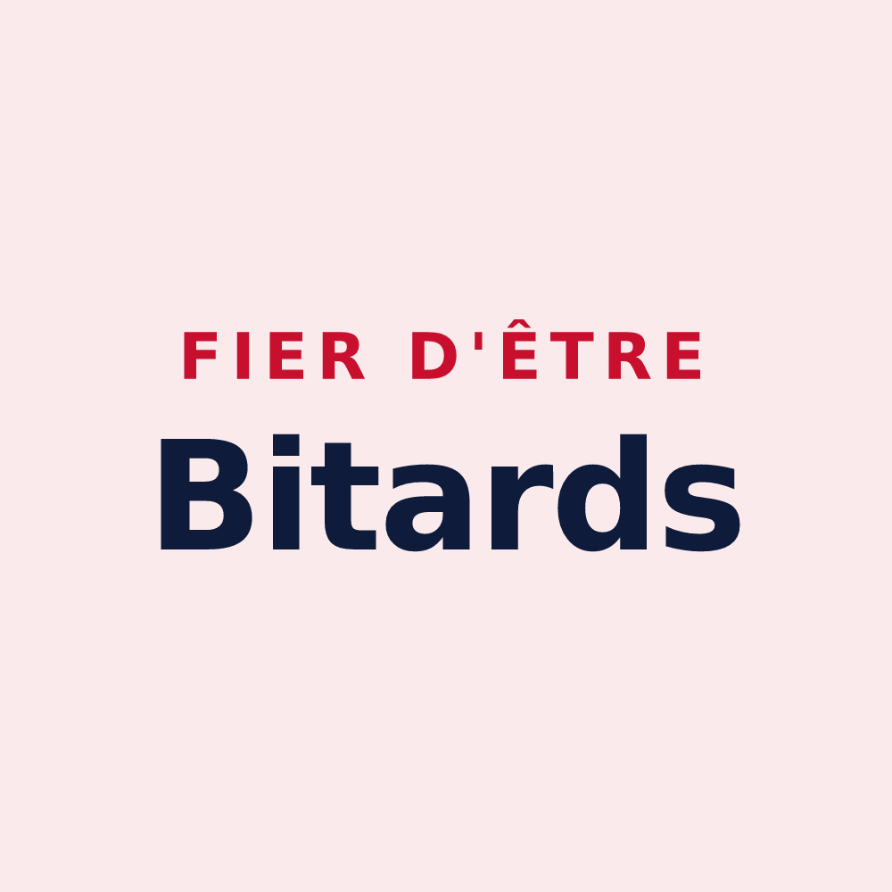 Magnet « Fier d'être Bitards » — design pour Prémierfait