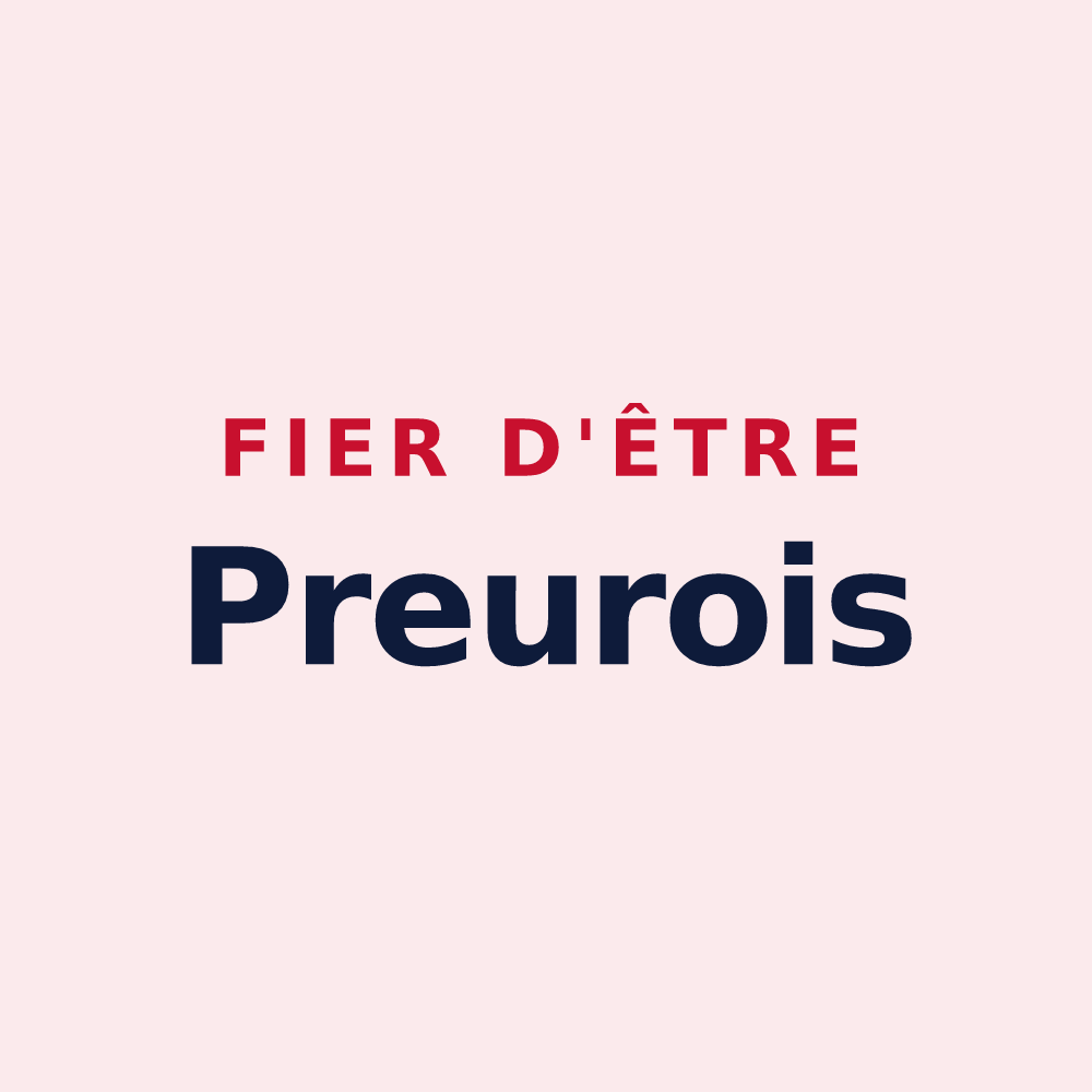 Magnet « Fier d'être Preurois » — design pour Preures