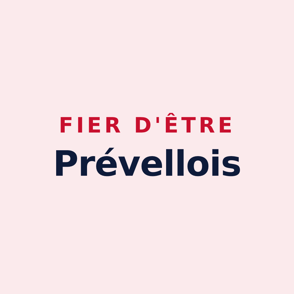 Magnet « Fier d'être Prévellois » — design pour Prévelles