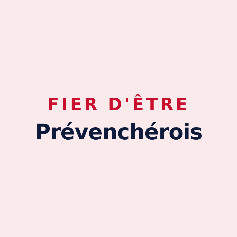 Magnet « Fier d'être Prévenchérois » — design pour Prévenchères