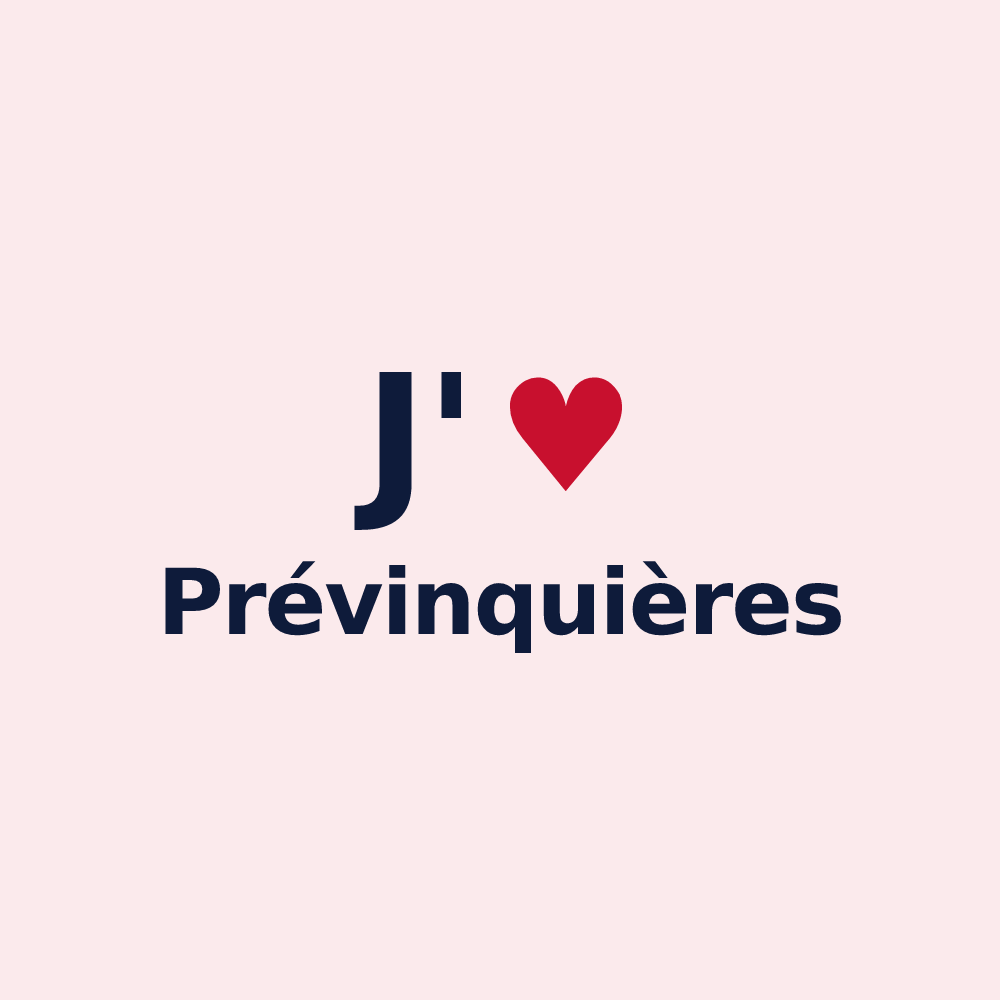 Magnet personnalisé Prévinquières — design J'aime Prévinquières