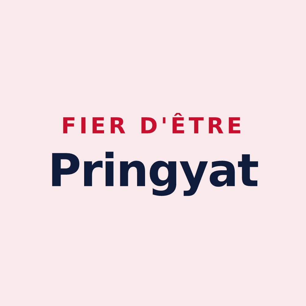 Magnet « Fier d'être Pringyat » — design pour Pringy