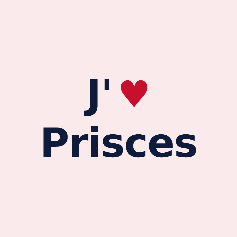 Magnet personnalisé Prisces — design J'aime Prisces