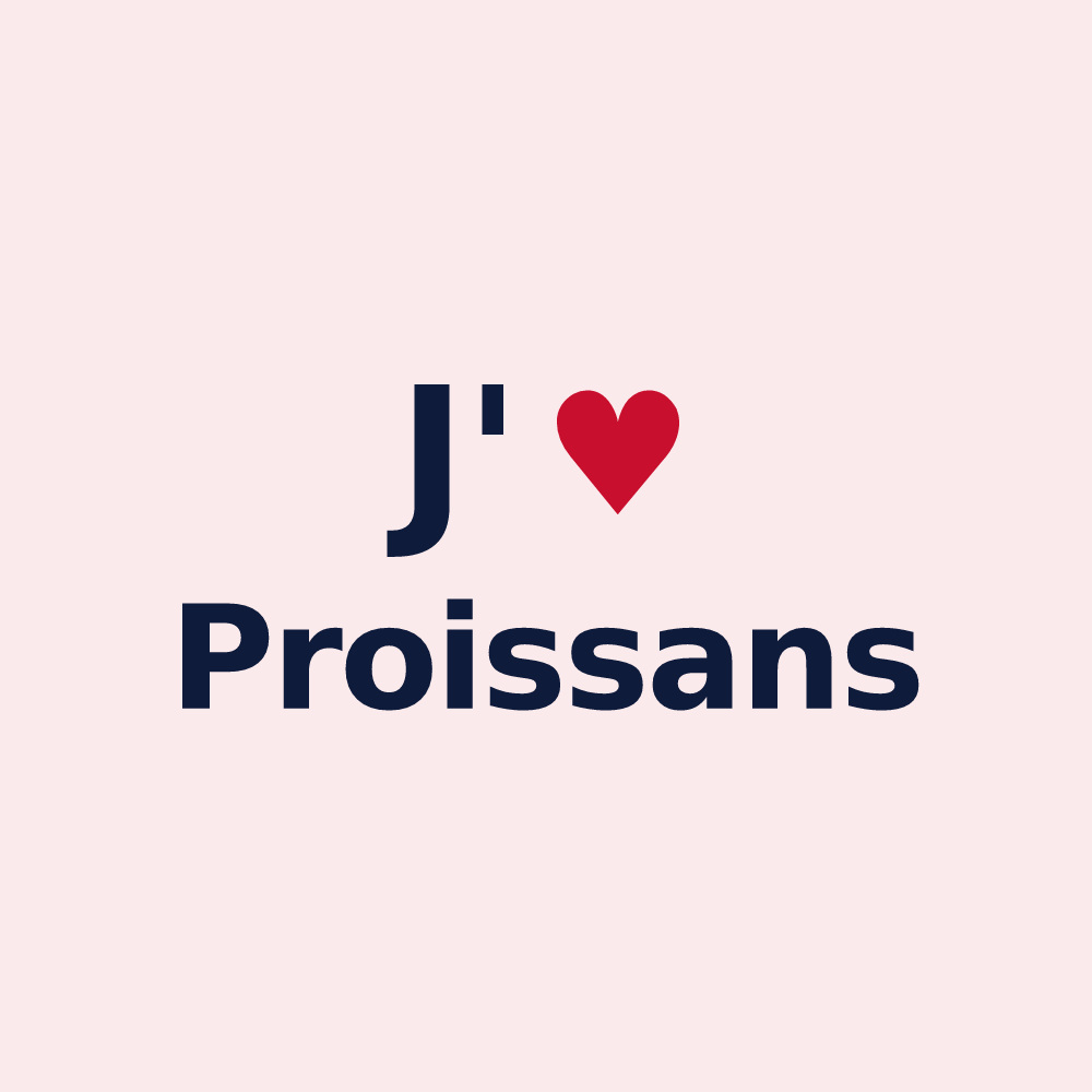 Magnet personnalisé Proissans — design J'aime Proissans
