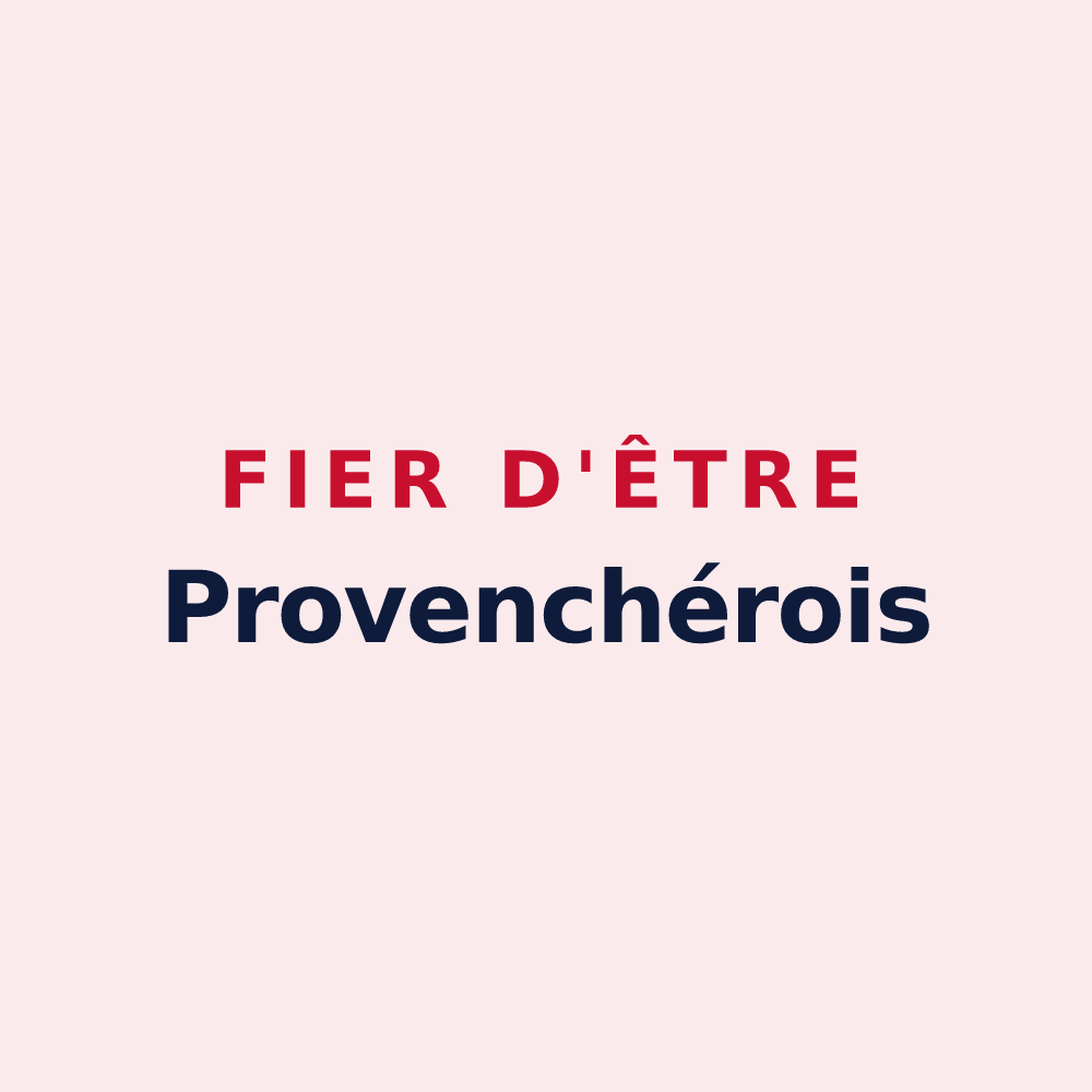 Magnet « Fier d'être Provenchérois » — design pour Provenchères-et-Colroy