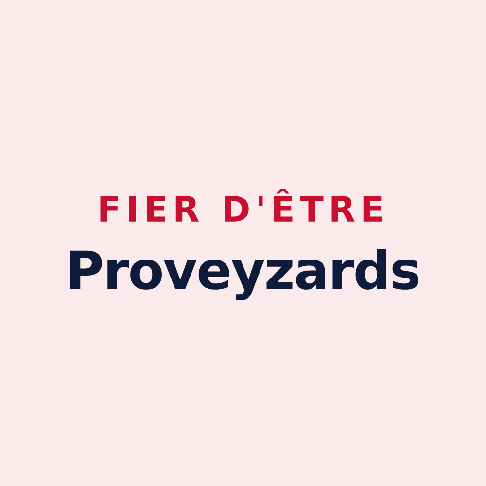 Magnet « Fier d'être Proveyzards » — design pour Proveysieux