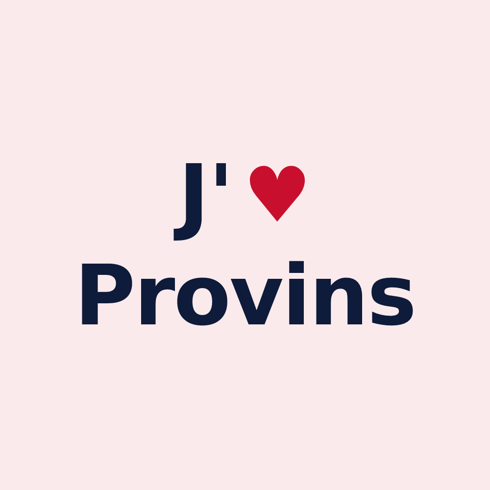 Magnet personnalisé Provins — design J'aime Provins