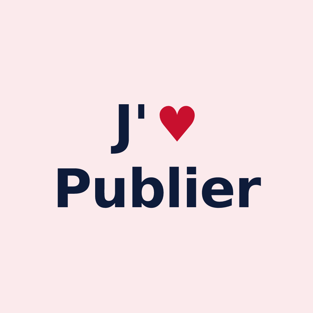 Magnet personnalisé Publier — design J'aime Publier