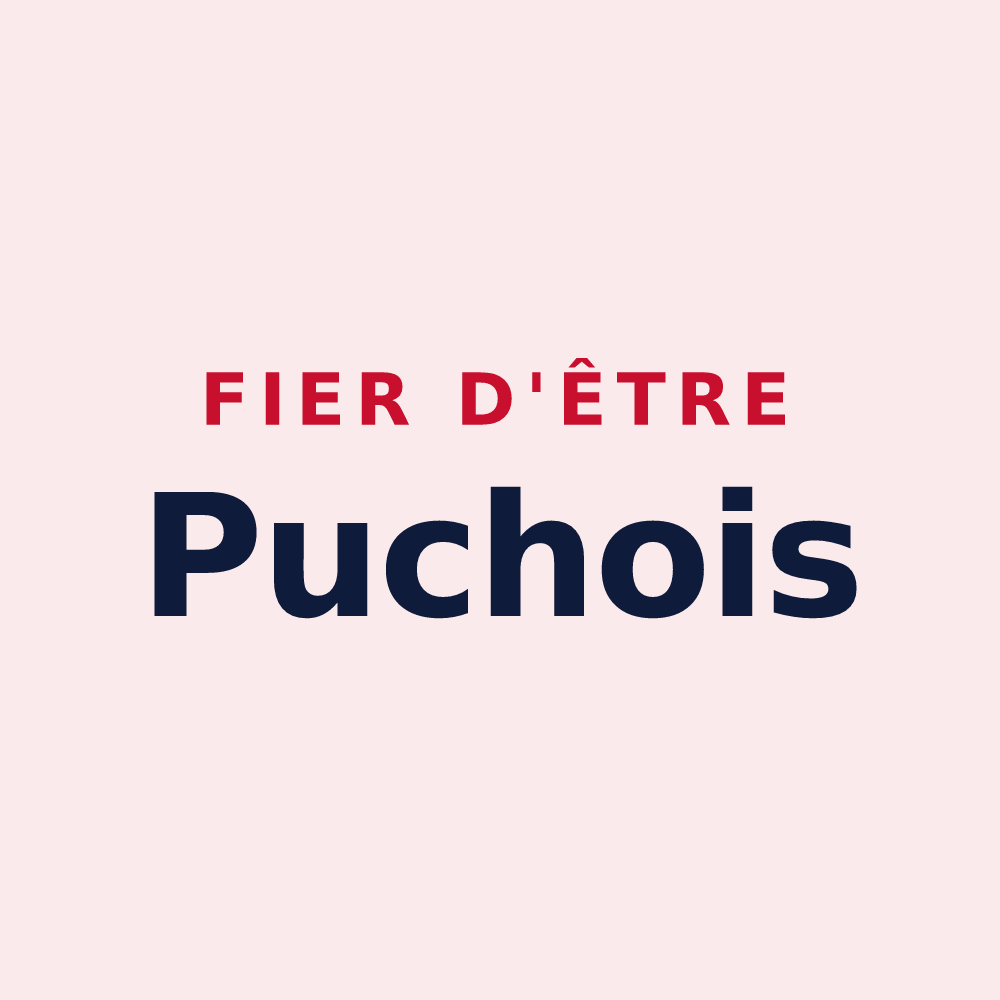 Magnet « Fier d'être Puchois » — design pour Puch-d'Agenais
